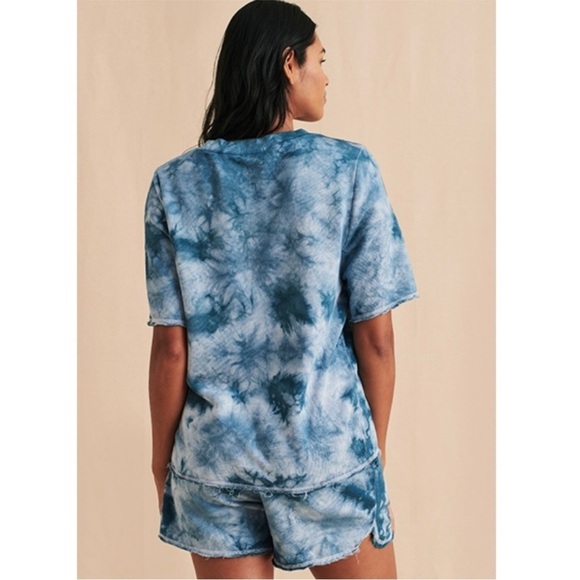 Faherty Go Easy Tee Blue Dye Short Sleeve - Picture 3 of 10